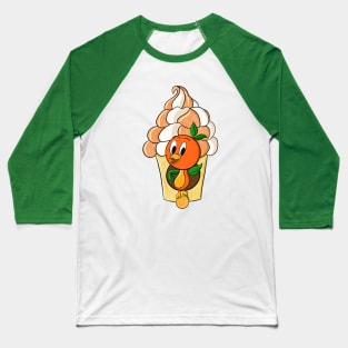 Little Orange Bird Baseball T-Shirt